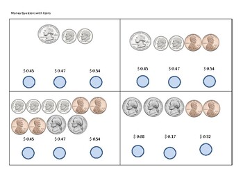 Counting Money - Practice with Coins Flashcards by Lisa Stonefoot