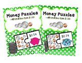 Counting Money Puzzles Bundle (Set 1 & 2) change to $1.00