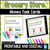 Counting Money Task Card Activities: Grocery Store