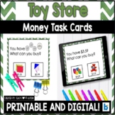 Counting Money Task Card Activities: Toy Store