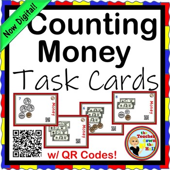 Preview of MONEY Task Cards NOW Digital!