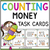 Counting Money Task Cards | Counting Coins First and Second Grade
