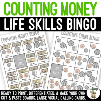 Preview of Counting Money (US) BINGO Game