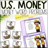 Counting Money Word Problems - Math Center for 1st, 2nd or