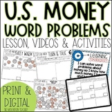 Counting Money Word Problems Worksheets | Lesson Plans, Wa