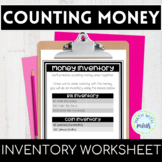 Counting Money Worksheet and Place Value Money Worksheet f
