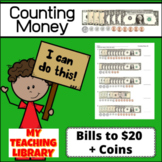 Counting Money Worksheets | Coins and Bills to $20