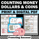 Counting Money Worksheets 2nd Grade US Money Math Practice