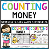 Counting Money Worksheets and Task Cards | Counting Coins 