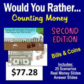 Preview of Counting Money Would You Rather PowerPoint