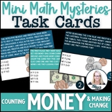 Counting Money and Making Change Word Problem Activity Tas