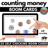 Counting Money to $1.00 Digital Progress Monitoring Activity