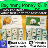 Counting Money within $100 using Next Dollar Strategy Math