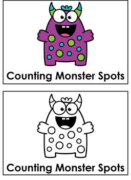 Preview of Counting Monster Spots Early Reader