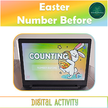 Preview of Counting Number Before Easter Edition Digital Activity