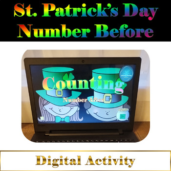 Preview of Counting Number Before St. Patrick's Day Edition Digital Activity
