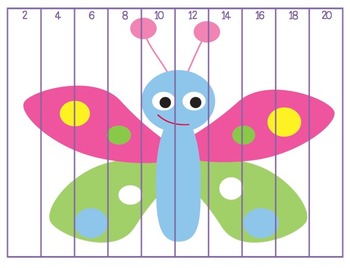 Counting Number Puzzles Bundle by Kelli Whitaker | TPT