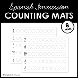 Counting + Number Recognition Mats 1-10 • Spanish Immersio