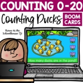 Counting Numbers 0-20 Ducks | Boom Cards