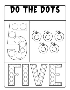 Counting Numbers 1-10 | Dot Marker Activity by Coloring Corner