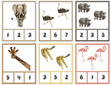 Counting Numbers 1-10: Safari Theme