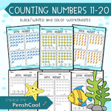 Counting Numbers 11-20 with Sea Creatures | Math : Number Sense