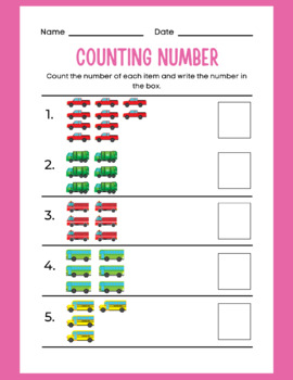 Preview of Counting Numbers