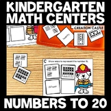 Counting Numbers to 20 Kindergarten Math Centers Bundle