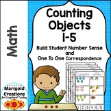 Counting Objects 1-5 NO PREP One to One Correspondence and