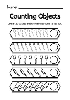 Counting Objects 2 by All about funny activities | TPT
