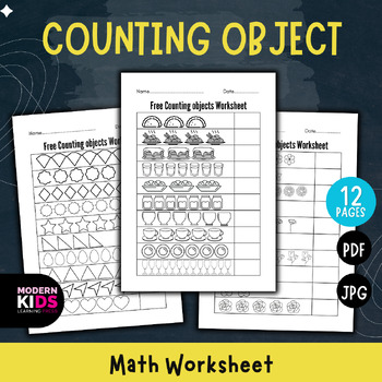 Preview of Counting Objects Math Worksheet