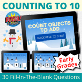 Counting Objects to Add - Addition within 10 Boom Cards