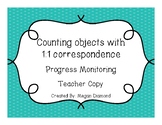 Counting Objects with 1 to 1 Correspondence Progress Monit