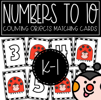 Preview of Counting Objects within 10 Matching Cards
