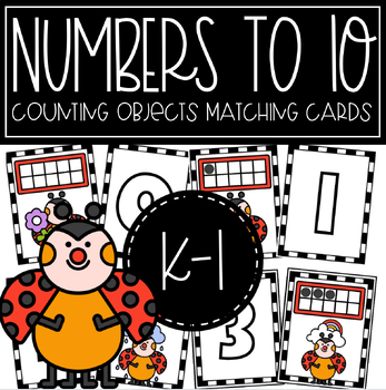 Preview of Counting Objects within 10 Matching Cards