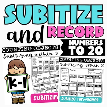 Preview of Early Number Sense: Kindergarten Subitizing Activities and Worksheets