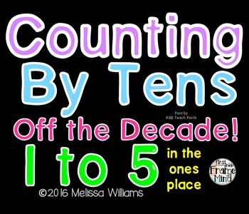 Preview of Counting Off the Decade (1-5 in the tens place) Video