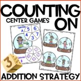 Counting On Addition Center Spinner Winter Game