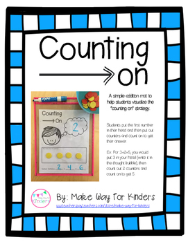 Preview of Counting On Addition Mat