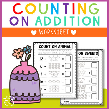 Preview of Counting On Addition Numbers 1-20 with Picture