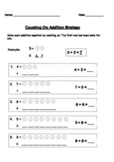 Counting On: Addition Strategy - Printable Worksheet to Te