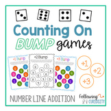 Counting On BUMP Math Games - Number Line Addition Activit