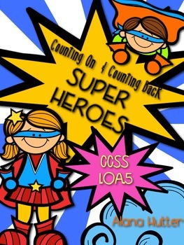 Preview of CCSS 1.OA.5 - Counting On & Counting Back Superheroes