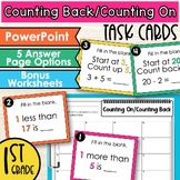 Counting On/Counting Back Task Cards for First Grade | 1st