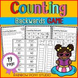 Counting On Counting Backwards Games | Backwards Task Cards Game