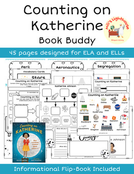 Preview of Counting On Katherine Book Buddy For ELA and ELLs