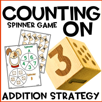Preview of Counting On Addition Center Spinner Game