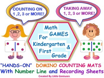 Preview of Kindergarten and First Grade Math Mats: Hands-On Fun All Year