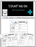 Addition Strategy Counting On Worksheet