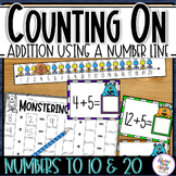Addition - Counting On From a Given Number Using Open Numb